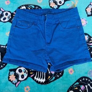 Blue Denim Women's Shorts